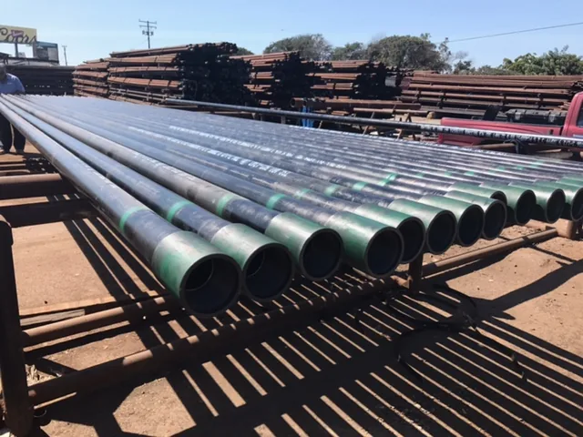 Used 3 1/2 inch oilfield tubing ready to repurpose in Idaho